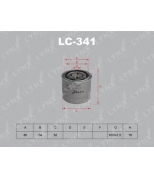 LYNX - LC341 - Фильтр масляный NISSAN Vanette 2.2 94-03/2.0T 03 , MITSUBISHI GTO 3.0-T 90-00/Pajero 3.0-3.5 90-05, ISUZU Aska 1.8-2.0 94-02
