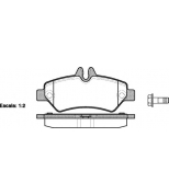 REMSA - 124600 - Тормозные колодки MB SPRINTER/VW CRAFTER 06> задн. к-т