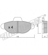 FRITECH - 1390 - Колодки тормозные дисковые передние Fiat Punto /BENDIX/