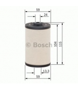BOSCH - 1457431158 - Фильтр топливный MB, MAN коммерческий 77-98