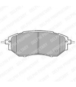 DELPHI - LP1941 - Тормозные колодки LP1941