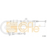 COFLE - 172030 - Трос стояночного тормоза лев задн MITSUBISHI CARISMA all 1.6-1.8 16v-1.8GDi-1.9DI-D (дисковые тормо...