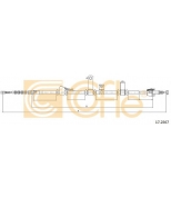 COFLE - 172567 - Трос стояночного тормоза лев задн HYUNDAI SANTA FE all Manual/Transmission 06-09
