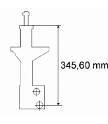 SACHS - 170381 - Амортизатор пер.VW PASSAT 1.6-2.8L  chass.31-P-026436->5.97   (стойка) (масл.)