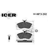ICER - 180873202 - 180873202300001 Тормозные колодки дисковые