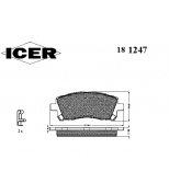 ICER - 181247 - Комплект тормозных колодок, диско