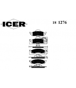 ICER - 181276 - Комплект тормозных колодок, диско