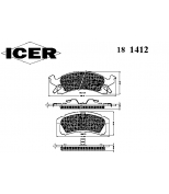 ICER - 181412 - Комплект тормозных колодок, диско