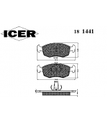 ICER - 181441 - Комплект тормозных колодок, диско