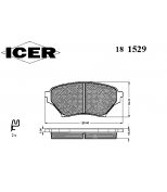 ICER 181529 Комплект тормозных колодок, диско