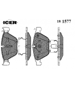 ICER 181577 Комплект тормозных колодок, диско