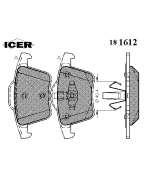 ICER 181612 Комплект тормозных колодок, диско