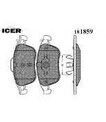 ICER - 181859 - Комплект тормозных колодок, диско