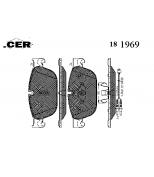 ICER - 181969 - 25069 колодки пер Citroen C4 1,6 16v/ 2,0 Hdi 09-, C5 3,0 Hdi 09-11, Peugeot 407 Coupe Icer