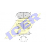 ICER - 182102 - Колодки тормозные комплект