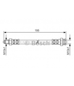 BOSCH - 1987476152 - тормозной шланг