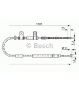 BOSCH - 1987477717 - ТОРМОЗНОЙ ТРОС