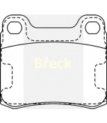 BRECK-LUMAG - 206871070400 - Колодки тормозные дисковые