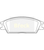 BRECK-LUMAG - 210120070100 - Колодки тормозные дисковые передние
