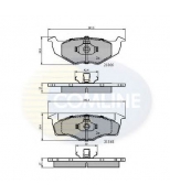 COMLINE - CBP0707 - Колодки дисковые