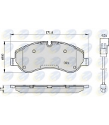 COMLINE - CBP22142 - Колодки frd transit 12-