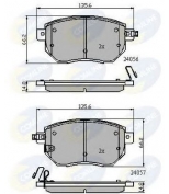 COMLINE - CBP31745 - Колодки пер nis murano 3.5 03-