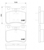 TEXTAR - 2185701 - Колодки тормозные дисковые передн