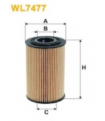 WIX FILTERS - WL7477 - фильтр масляный для двс