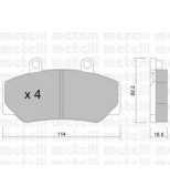 METELLI - 2200750 - К-т дисков. тормоз. колодок