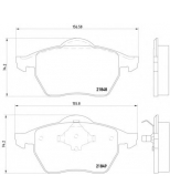 MINTEX - MDB1741 - Колодки торм.пер. VW Sharan, Ford Galaxy, Seat