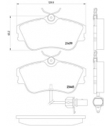 MINTEX - MDB2177 - Колодки торм.пер. VW Transporter IV