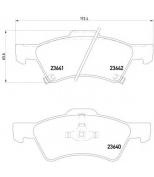 MINTEX - MDB2216 - Колодки торм.диск.пер.Chrysler Voyager III 2.4-3.8