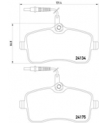MINTEX - MDB2701 - Колодки торм пер с дат Peugeot 407 [425347,425422]