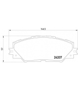 MINTEX - MDB2786 - Колодки торм.диск.пер.Toyota RAV 4 lll 2.0VVTI,2.2