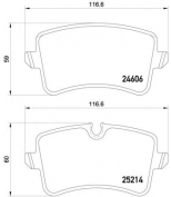 MINTEX - MDB3189 - Колодки тормозные задние дисковые к-кт AUDI A4 RS / A6 ALLROAD / A7