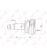 LYNX - CO3765 - ШРУС наружный BMW X5 (E70) 3.0-4.8 07  / X6 (E71/2) 3.0D-4.4T 08