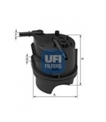 UFI - 2401500 - 24.015.00 Фильтр топливный