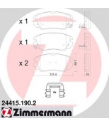 ZIMMERMANN - 244151902 - Гальмiвнi колодки дисковi