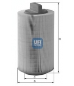 UFI - 2748600 - фильтр воздушный