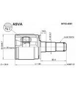 ASVA - MTID4001 - ШРУС внутр лев 25x34.7x28 MITSUBISH...