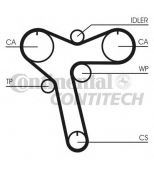 CONTITECH CT1128 Комплект ремня ГРМ