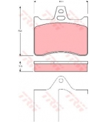 TRW - GDB1284 - Колодки тормозные дисковые GDB1284