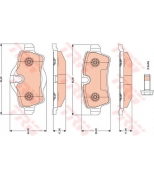 TRW - GDB1766 - Колодки тормозные дисковые GDB1766