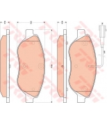 TRW - GDB1855 - Колодки тормозные дисковые GDB1855
