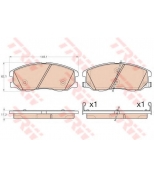 TRW - GDB1978 - Колодки тормозные пер. OPEL Antara 08/06 and amp;gt;