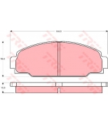 TRW - GDB3090 - Колодки тормозные дисковые GDB3090