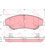 TRW - GDB3241 - Колодки тормозные дисковые GDB3241