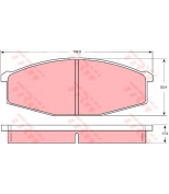 TRW - GDB747 - Колодки тормозные дисковые GDB747