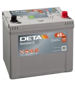 DETA DA654 Аккумулятор DETA SENATOR3 12 V 65 AH 580 A ETN 0(R+) Korean B1 230x170x225mm 16.2kg