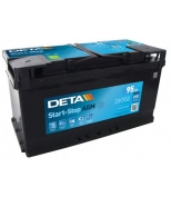 DETA - DK950 - Аккумулятор DETA Start&Stop AGM 12V 95AH 850A ETN 0(R+) B13 353x175x190mm 26kg
